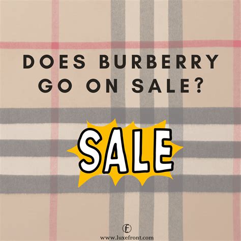 wie oft burberry sale|when is Burberry going on sale.